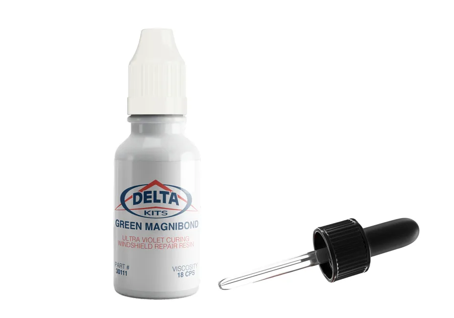 Delta Kits Green Tinted MagniBond zelenkavá pryskyřice na opravu skla